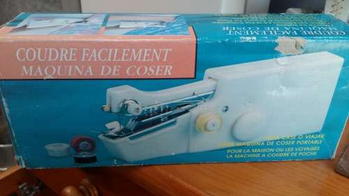 E-Z portable battery operated sewing machine